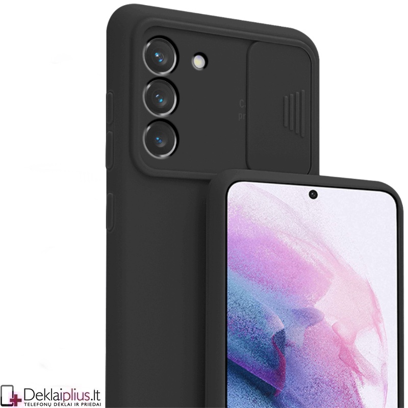 Švelnus guminis dėklas su kameros apsauga - juodas (Samsung A35 5G) Švelnus guminis dėklas su kameros apsauga - juodas (Samsung A35 5G)